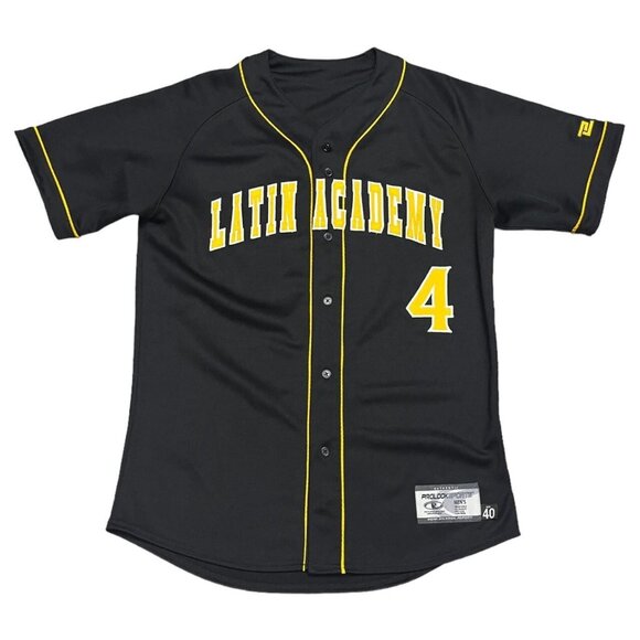 Latin Academy Pirates Black & Yellow Baseball Jersey - Medium - Picture 1 of 5